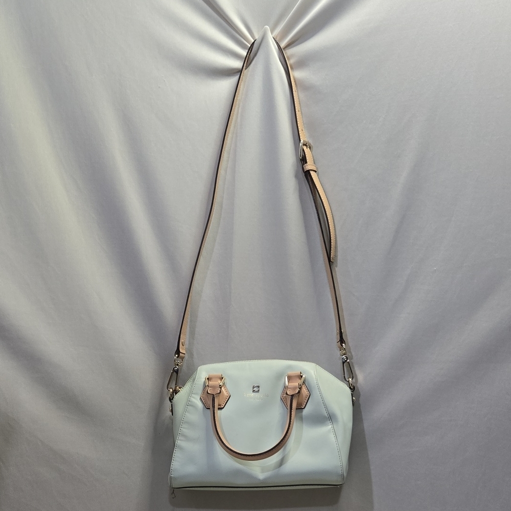Womens EUC Kate Spade Mint Green Crossbody Bag